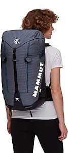 マムート トリオン38L女性用バックカントリー用ザック ヘルメットホルダー付 マムート トリオン38L女性用バックカントリー用ザック